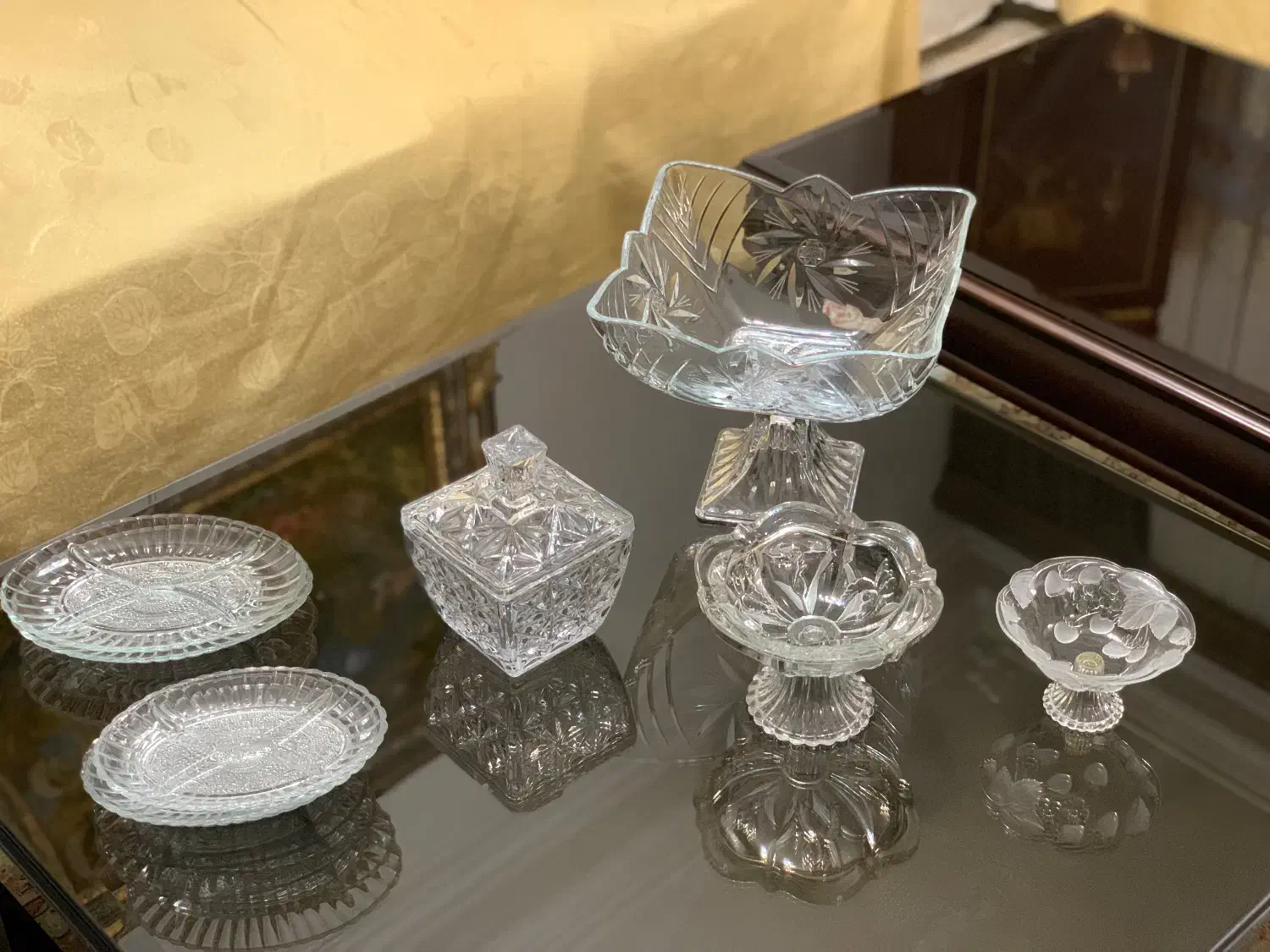 ظروف کریستال نو بدون استفاده همراه با جعبه|ظروف سرو و پذیرایی|ارومیه, |دیوار