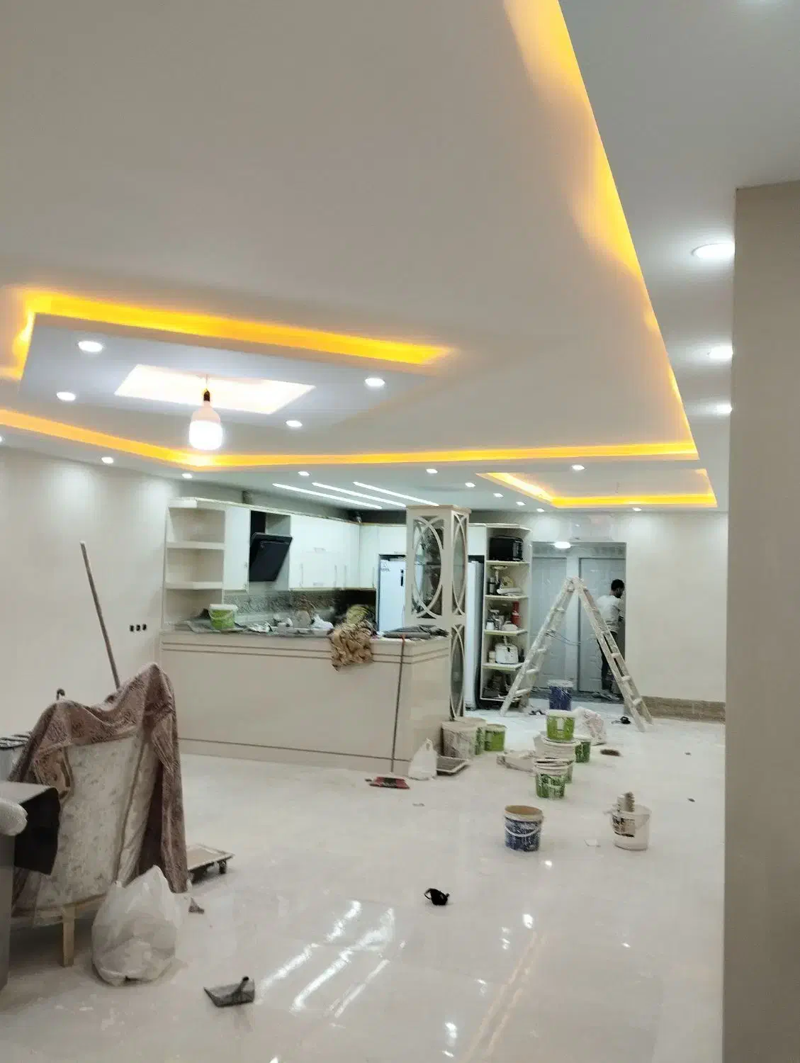 اجرای رنگهای پلاستیک روغنی اکرولیک وکناف|خدمات پیشه و مهارت|سبزوار, قاضی زاد|دیوار