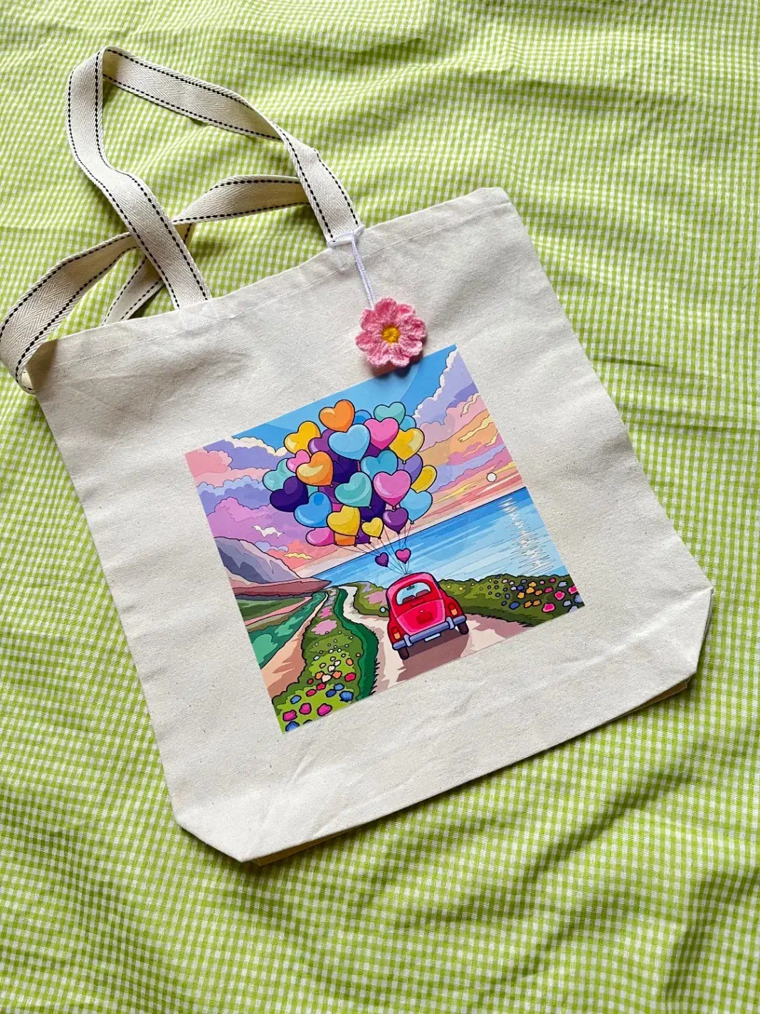 تت بگ رنگی کیف پارچه ای|کیف، کفش، کمربند|گرگان, |دیوار