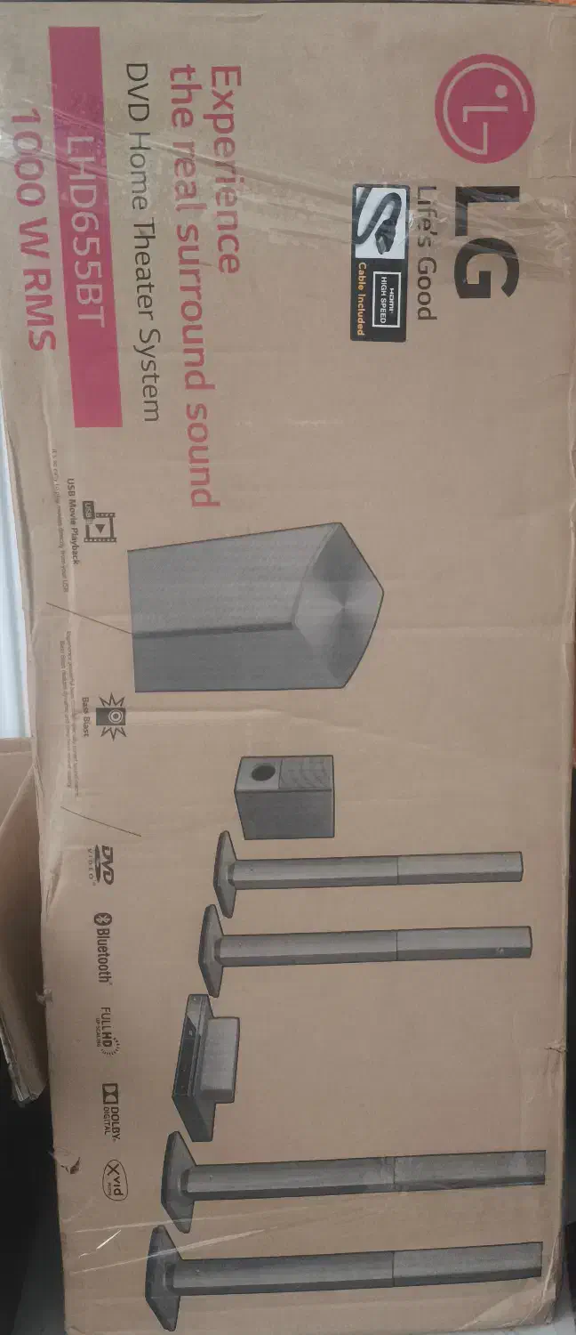 سینما خانگی ال جی مدل lhd655bt|سیستم صوتی خانگی|ری, ولی آباد|دیوار