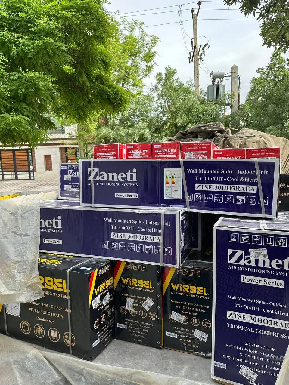 نصب و فروش مطمئن کولرگازی وپیکج با قرارداد رسمی|کولر گازی و فنکوئل|کرمانشاه, |دیوار
