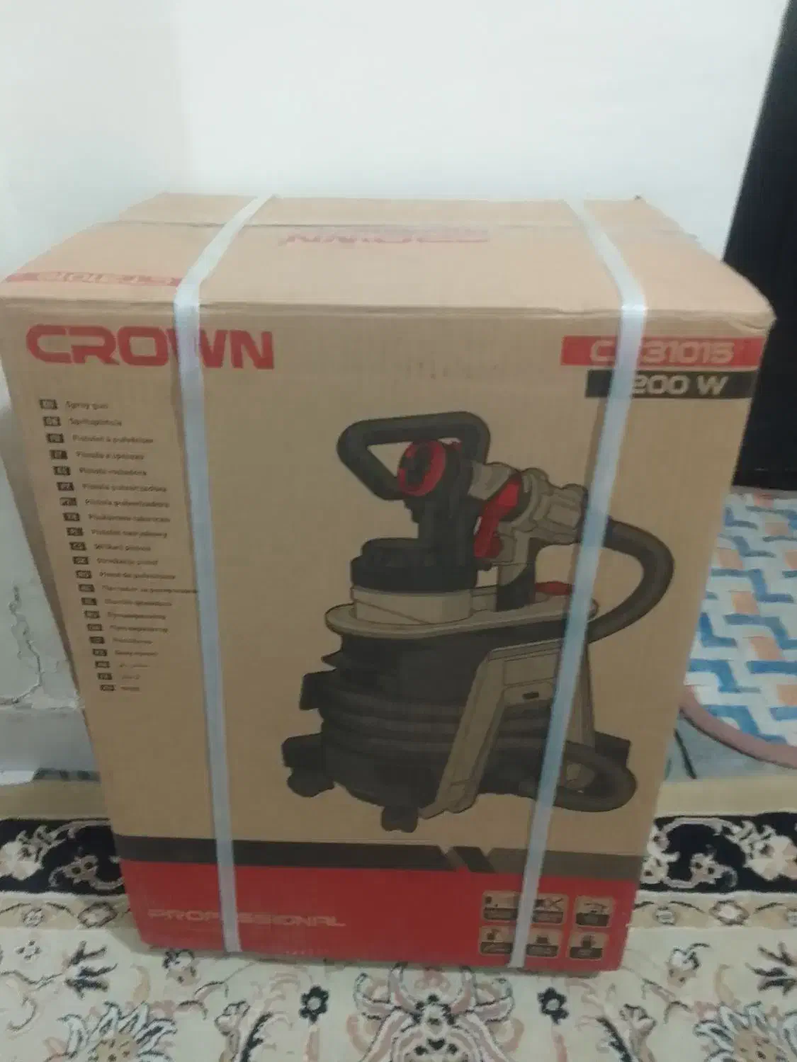 پیستوله برقی کروون با  لوازمش نو اک برای رنگ کاری|ابزارآلات|کرج, عظیمیه|دیوار