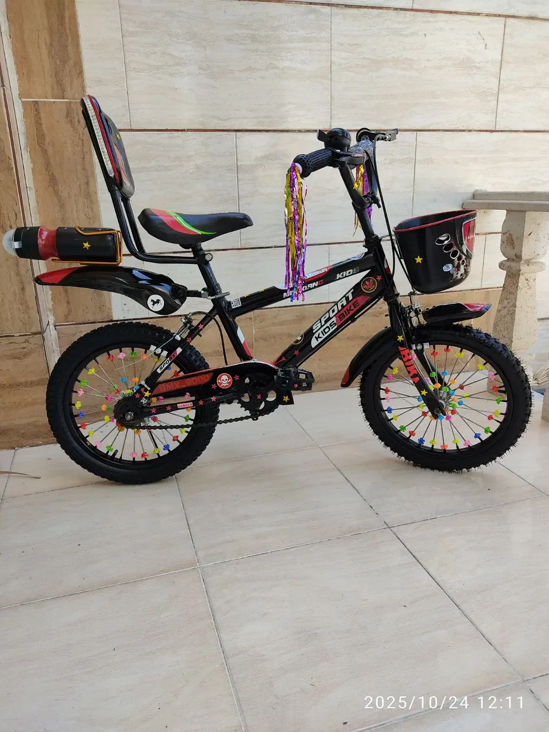 سایز ۱۶مشکی|دوچرخه، اسکیت، اسکوتر|برازجان, |دیوار