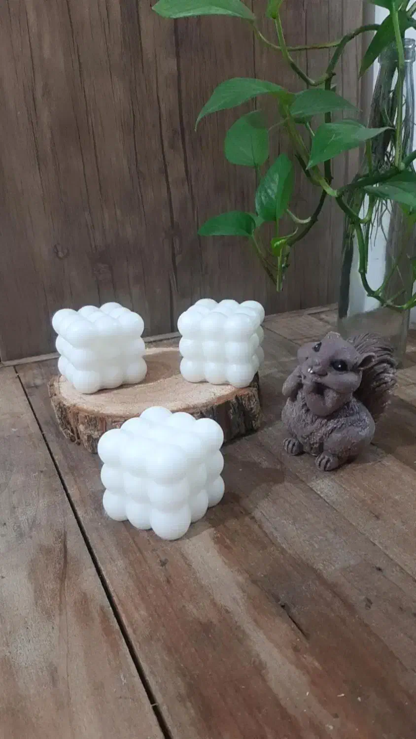 شمع روبیکا بزرگ|صنایع دستی و سایر لوازم تزئینی|نیریز, |دیوار