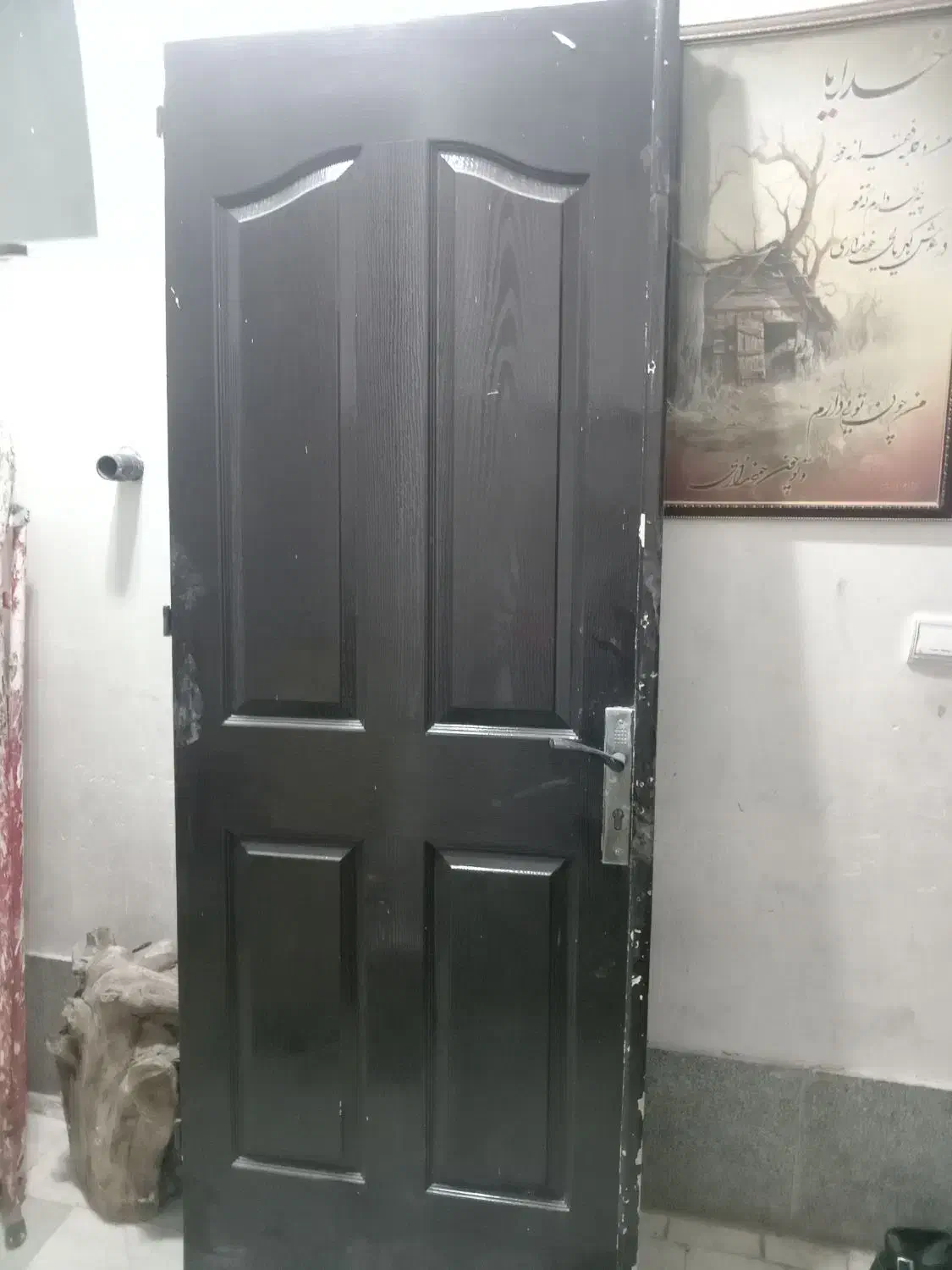 درب چوبی ورودی آپارتمان|مصالح و تجهیزات ساختمان|سبزوار, جوادیه غربی|دیوار