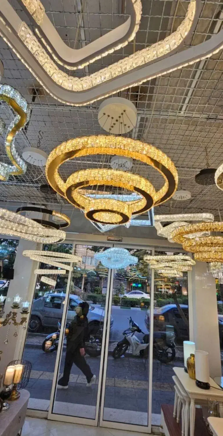 لوستر جدیدریموت دار تولیدی امیران|لوستر و چراغ آویز|مشهد, کاظم آباد پنجشنبه|دیوار