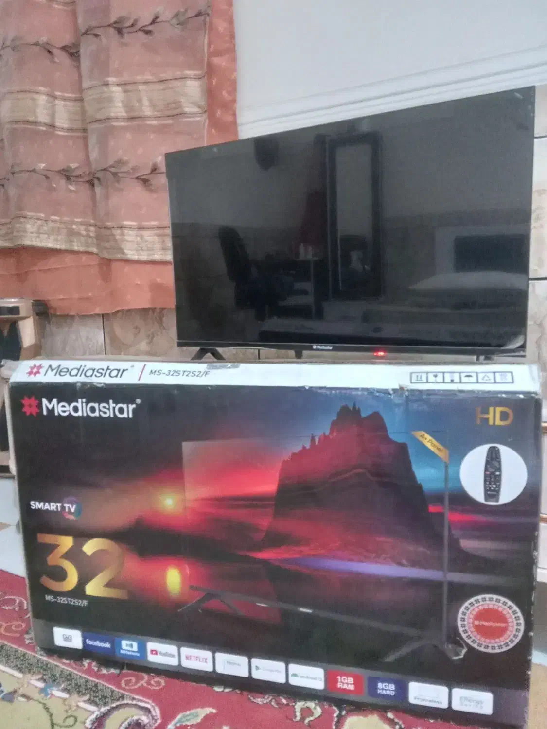 تلوزیون ۳۲ اینچ مدیا استار هوشمند|تلویزیون و پروژکتور|کارون, |دیوار