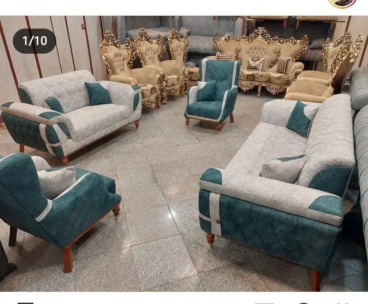 مبل دسته چوبی|مبلمان خانگی و میز عسلی|کرج, فاز ۳ مهرشهر|دیوار