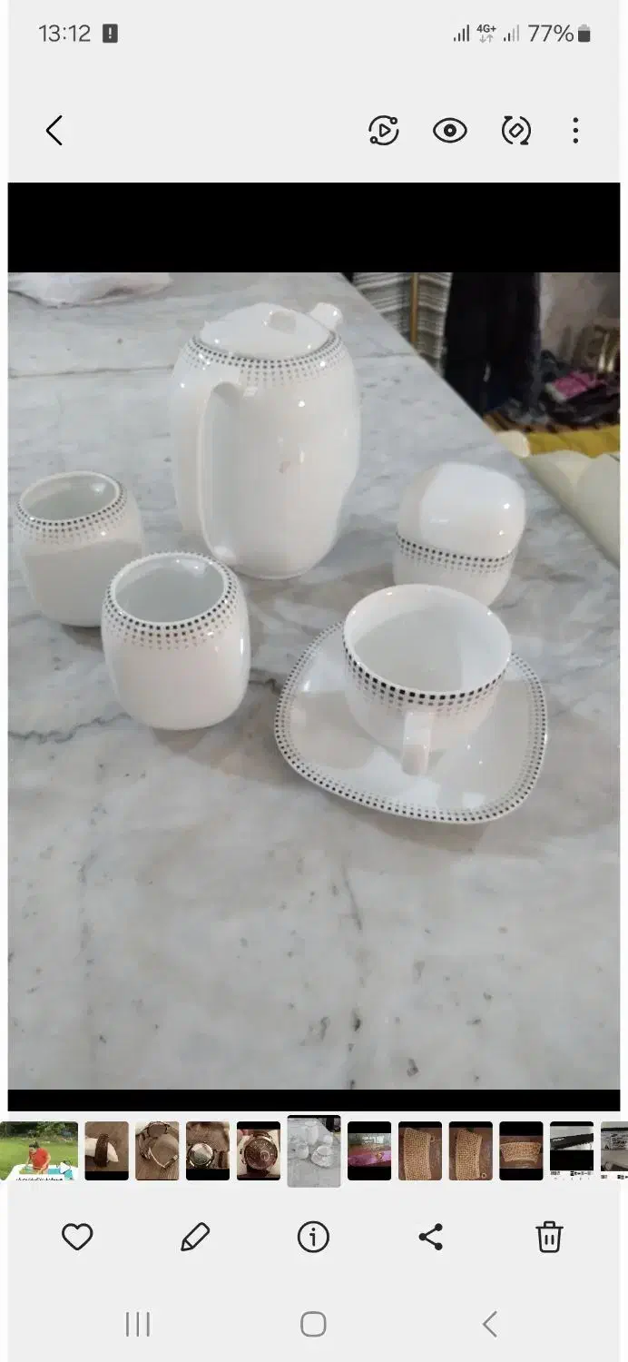 سرویس چای خوری ۱۲ نفره چینی زرین|ظروف سرو و پذیرایی|کرج, اتحاد|دیوار