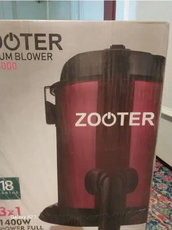 جارو برقی zooter 5000|جاروبرقی، جارو شارژی، بخارشو|اصفهان, عاشق‌آباد|دیوار