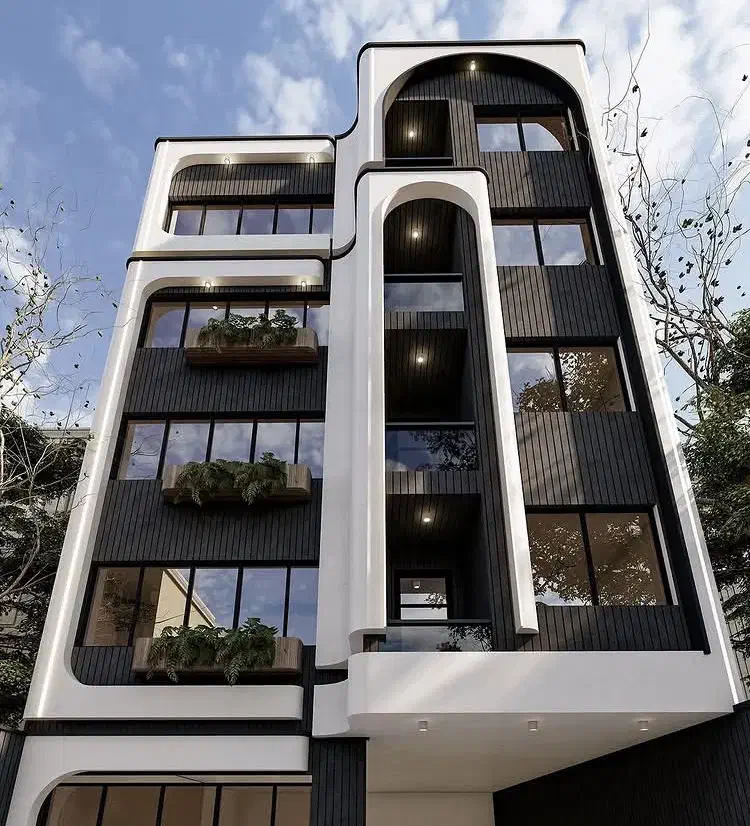 پیش فروش،پروژه مدرن با روف گاردن و مشاعات آبی|پیشفروش املاک|مرودشت, تامین اجتماعی|دیوار