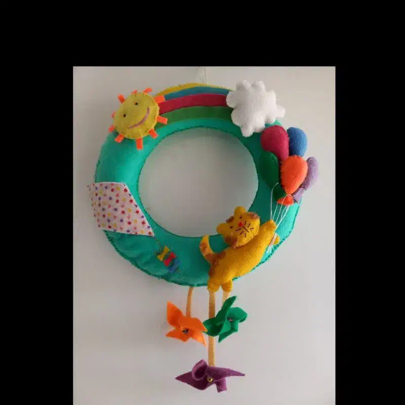 دیوار کوب نمدی|صنایع دستی و سایر لوازم تزئینی|شاهرود, |دیوار