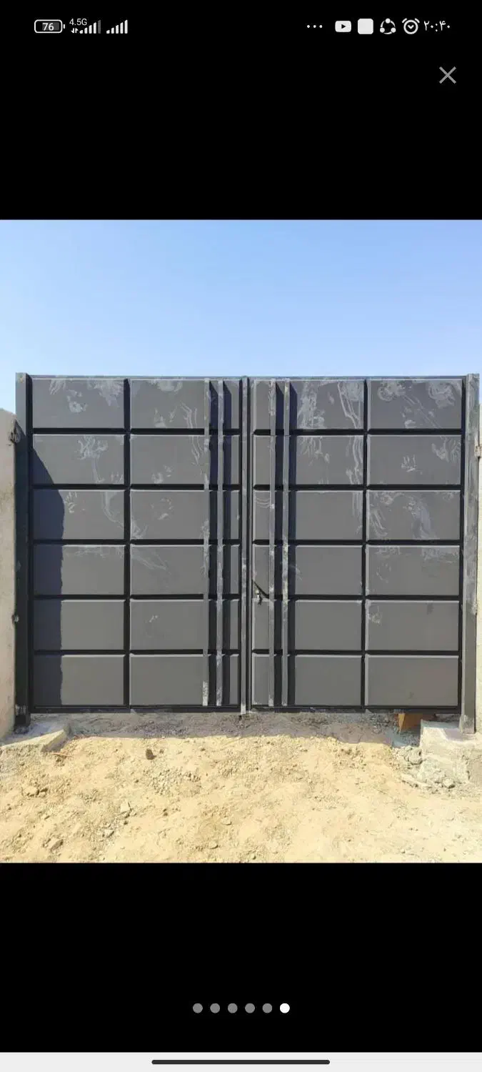 ساخت انواع درب حیاط و پنجره و ...|مصالح و تجهیزات ساختمان|بجنورد, |دیوار