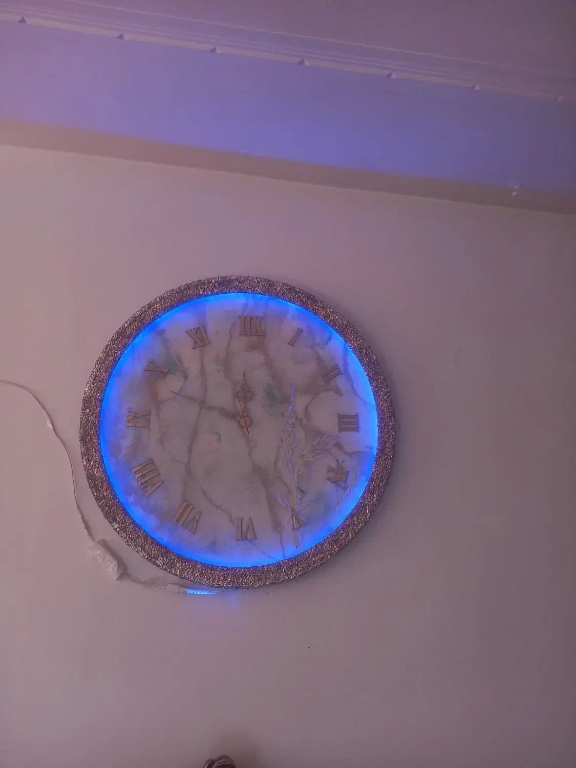 ساعت سالنی رزینی باقطر80|ساعت دیواری و تزئینی|شهرکرد, |دیوار