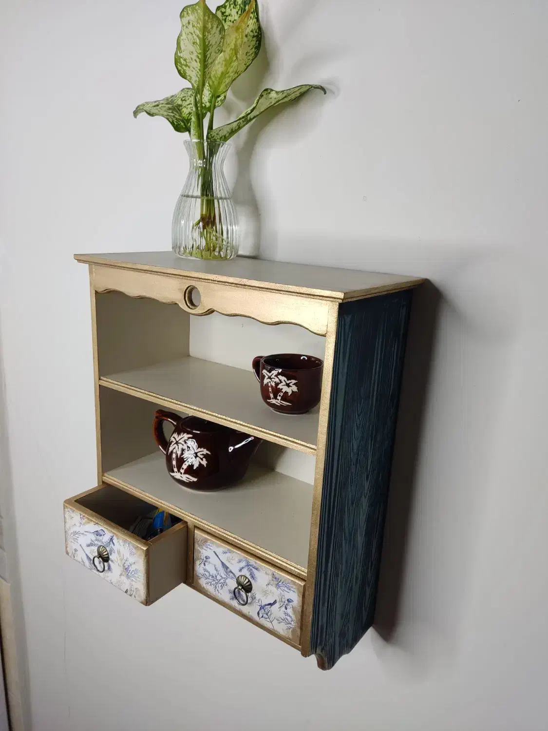 شلف دیواری|کتابخانه، شلف، قفسه‌های دیواری|رشت, منظریه|دیوار