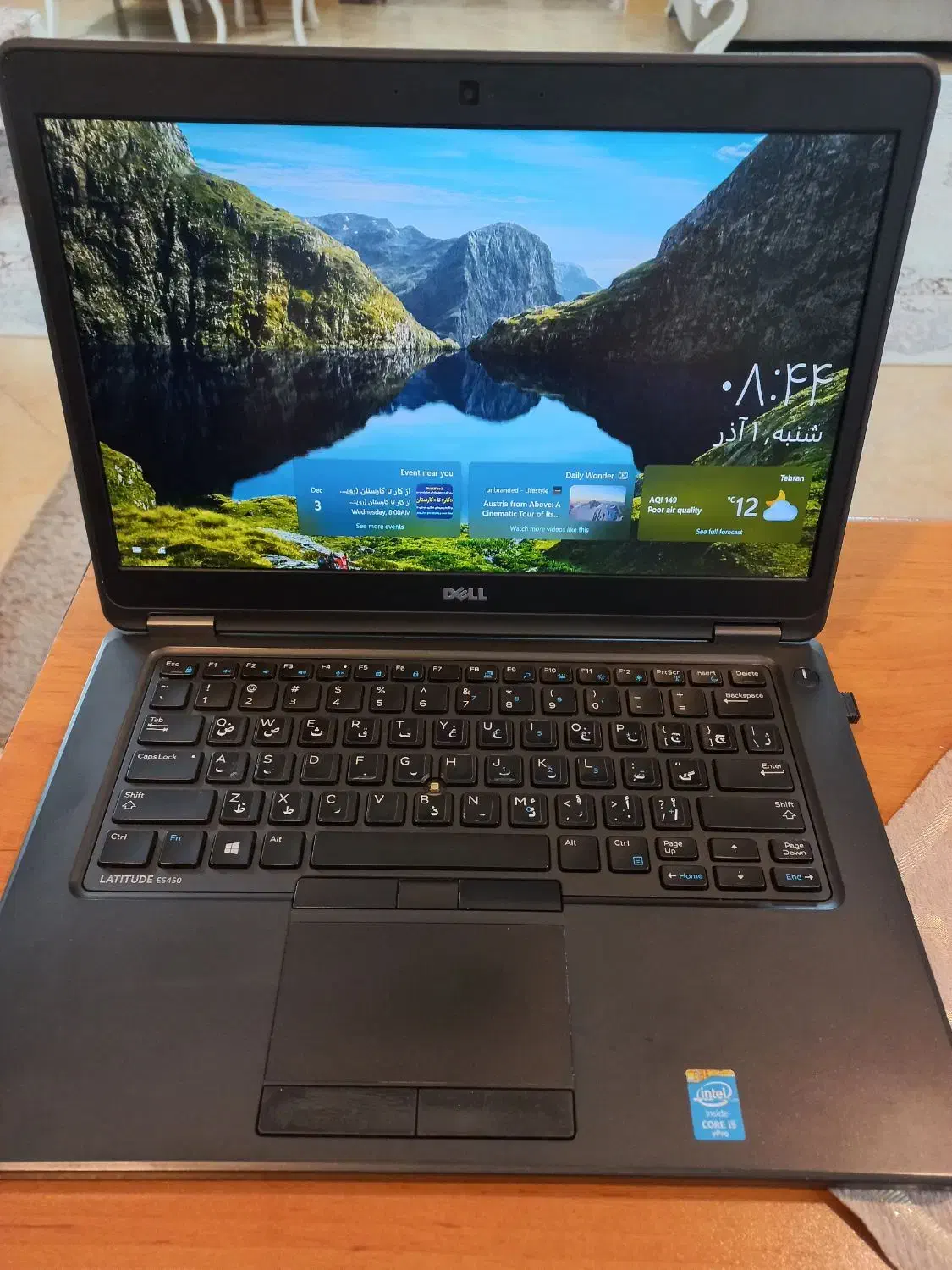فروش لپ تاپ  دل مدل ۵۴۵۰ ترو تمیز|رایانه همراه|تهران, شهرک پاسداران|دیوار