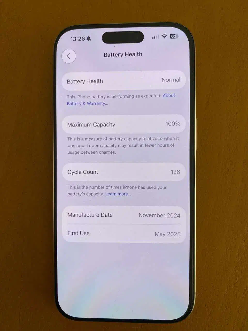 آیفون ۱۶ پرومکس۲۵۶گیگ ZAAرجیستر شده شرکتی در حد نو|موبایل|ارومیه, |دیوار