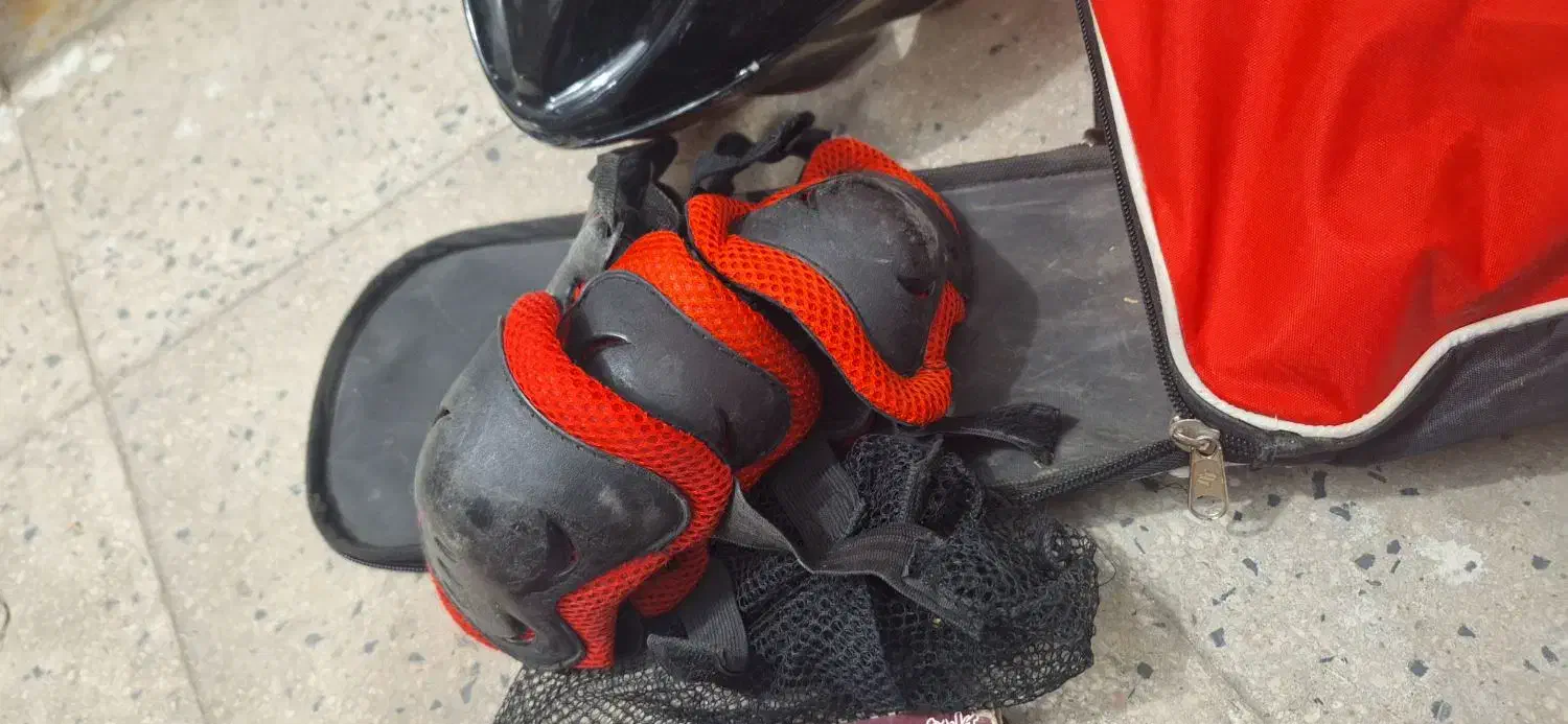 اسکیت با کیف و تمام وسایل|دوچرخه، اسکیت، اسکوتر|قم, صفاشهر|دیوار