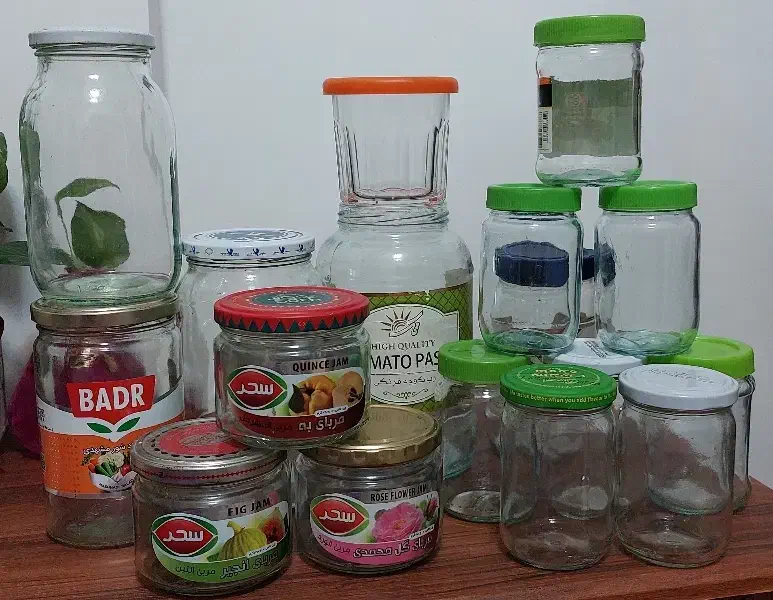 شیشه ترشی و مربا|ظروف نگهدارنده، پلاستیکی، یکبارمصرف|رشت, جانبازان|دیوار