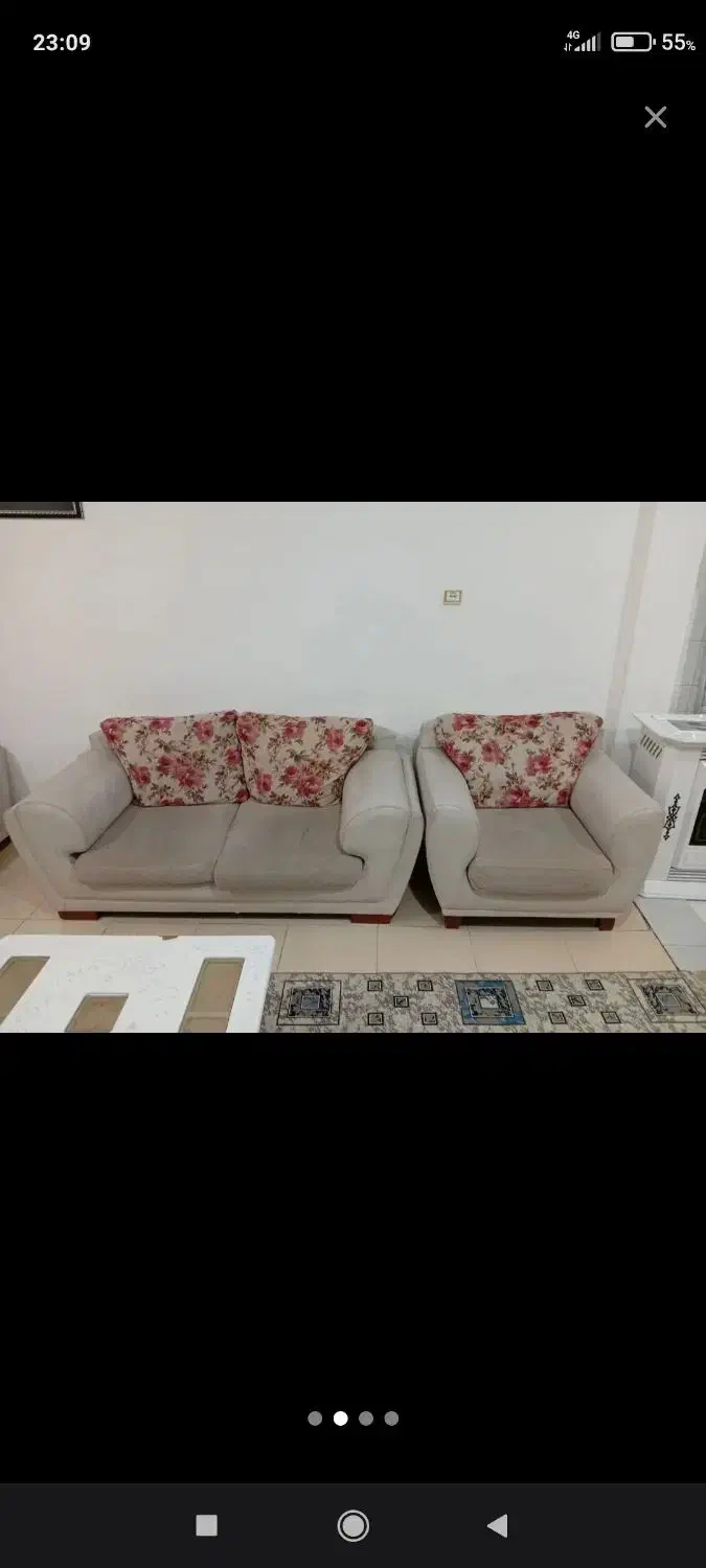 مبل هفت نفره|مبلمان خانگی و میز عسلی|رشت, معلم|دیوار