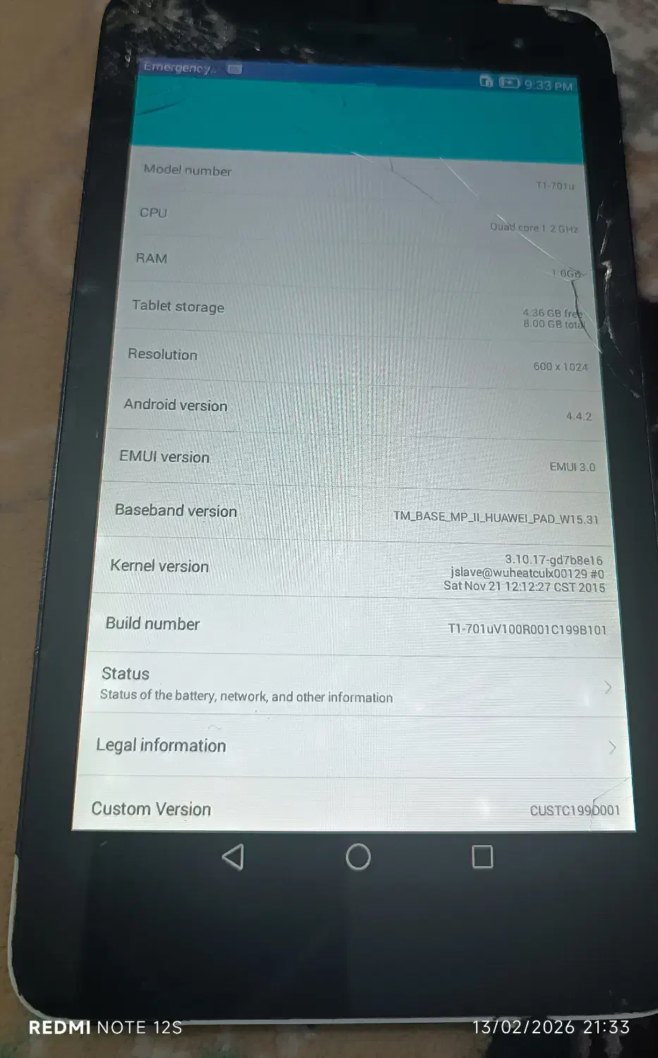 تبلت هواوی|تبلت|فردیس, شهرک شهید حسینی|دیوار