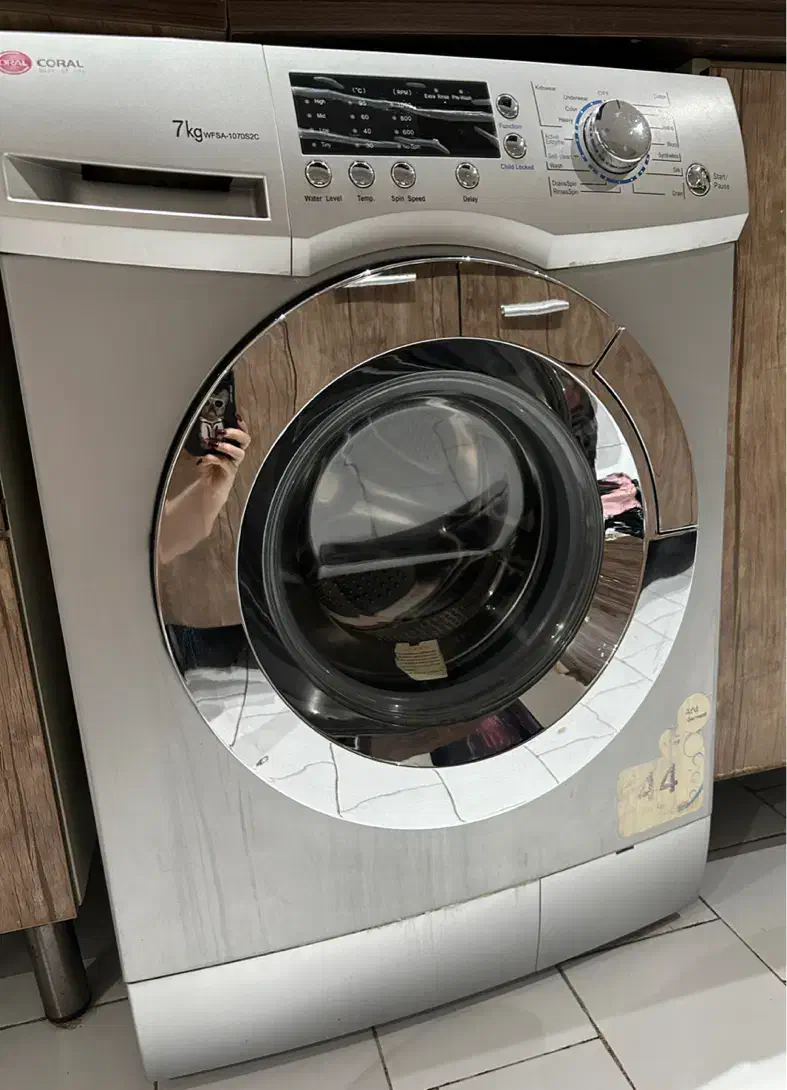 ماشین لباسشویی کرال ۷کیلو|ماشین لباسشویی و خشککن لباس|اندیشه, اندیشه فاز ۱|دیوار
