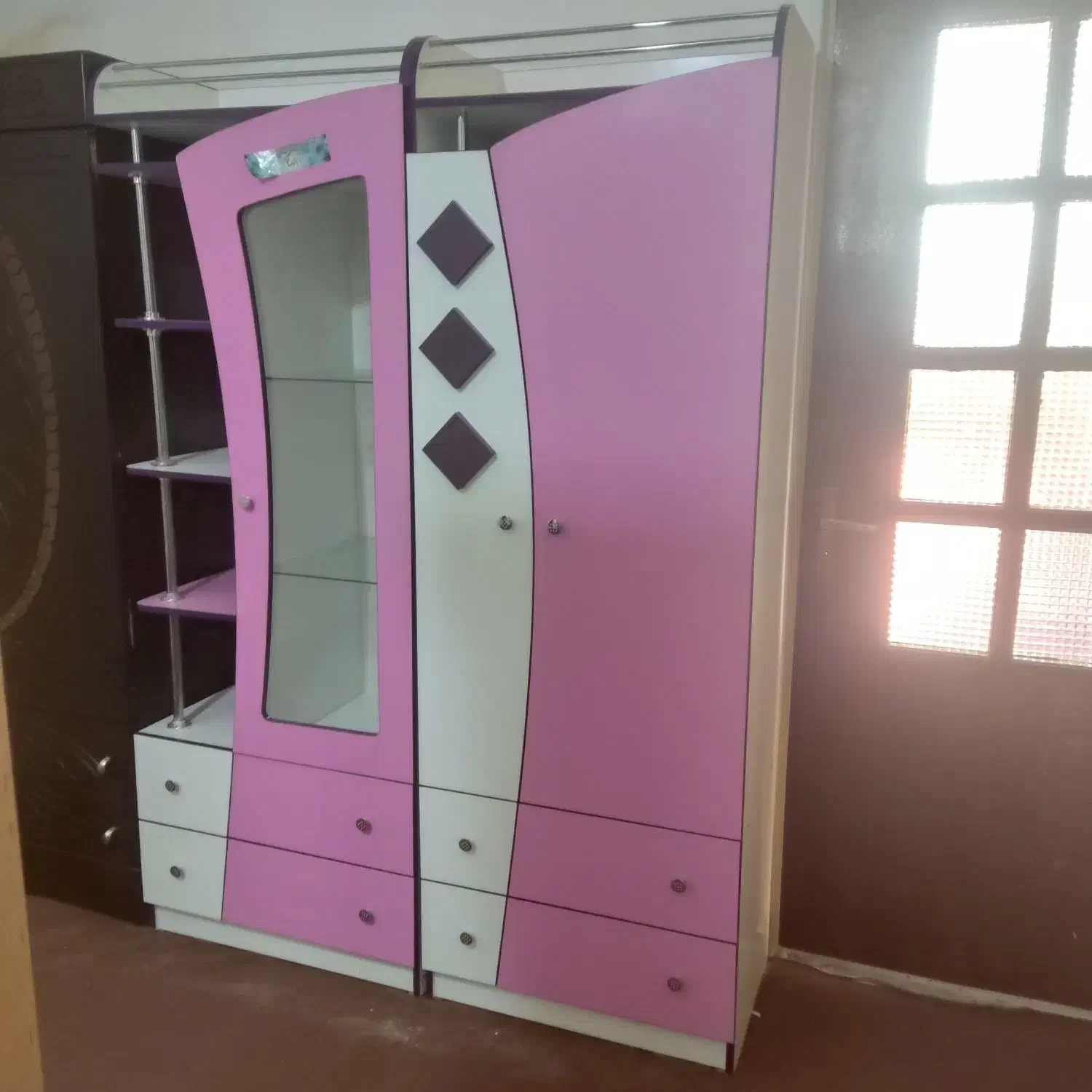 کمد لباس و ویترین|جاکفشی، کمد، دراور|قم, علی آباد سعدگان|دیوار