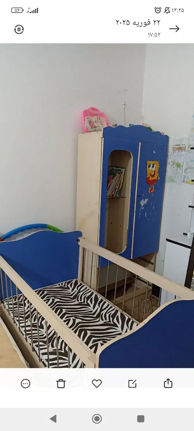 تخت کودک|تخت و سرویس خواب|بندر گناوه, |دیوار