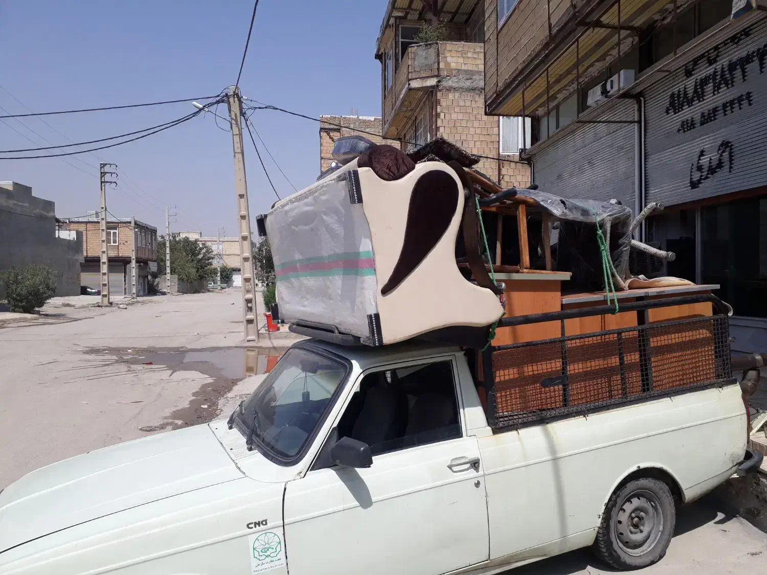 وانت تلفنی حمل بار واثاثیه منزل|خدمات حمل و نقل|کرمانشاه, |دیوار