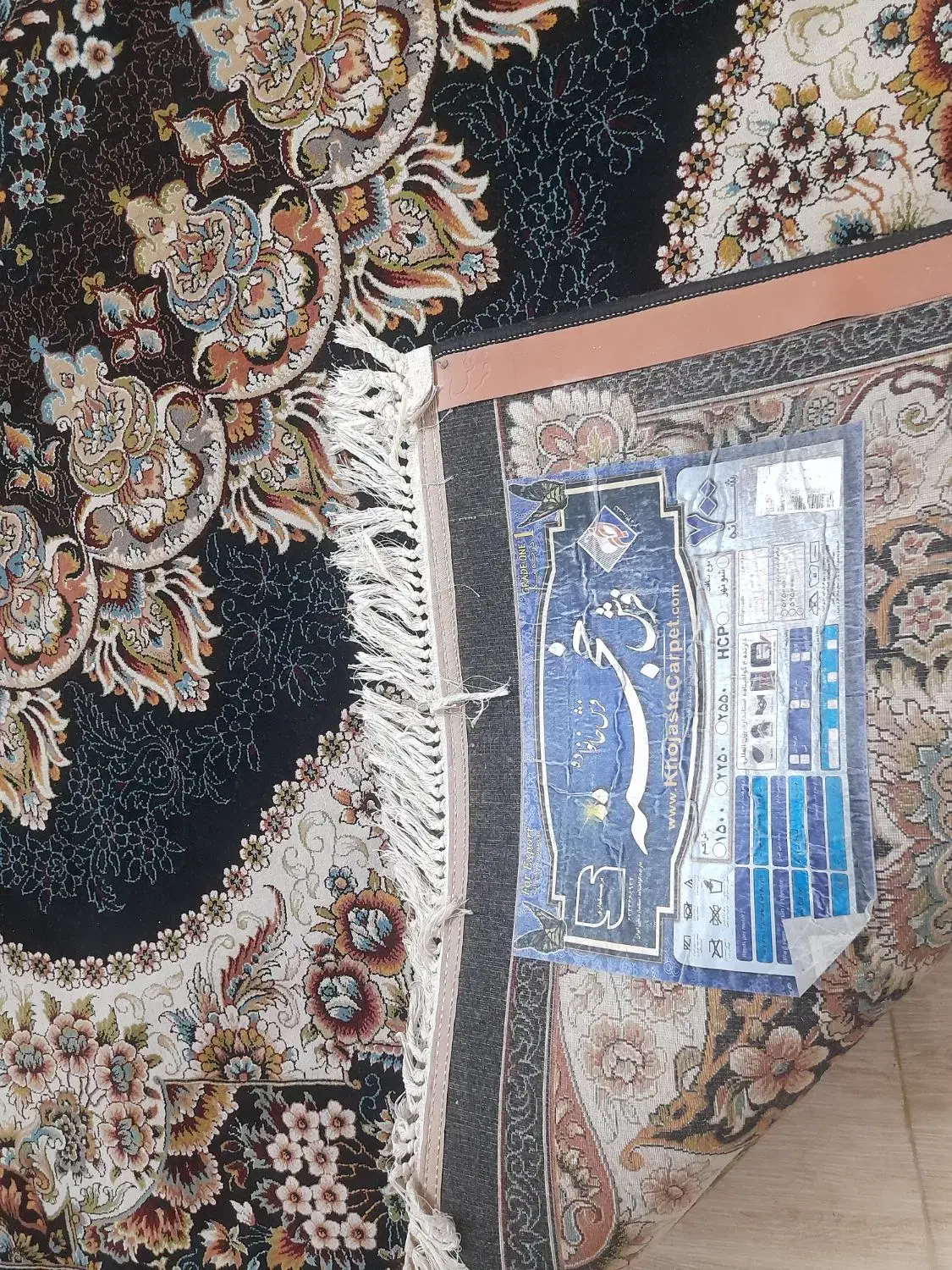 یه جفت فرش۱۲متری درحدنویه جفت۹متری نوی نو|فرش|میانه, |دیوار