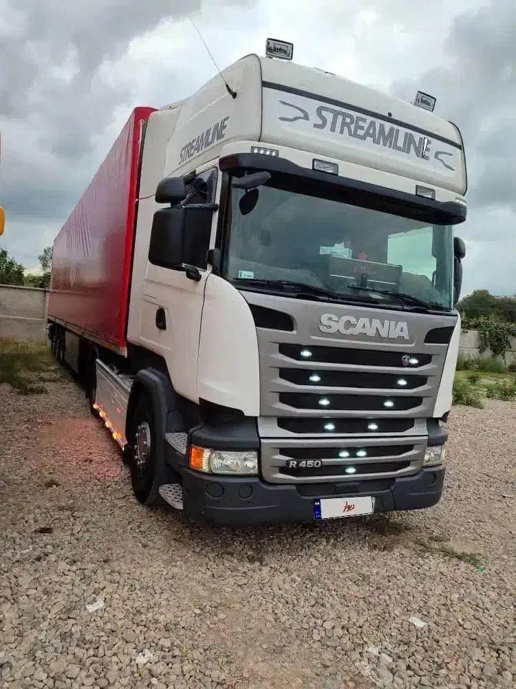 اسکانیا r450 تاپ لاین پلاک کرجستان باکانتینر چادر|خودرو سنگین|تهران, دکتر هوشیار|دیوار