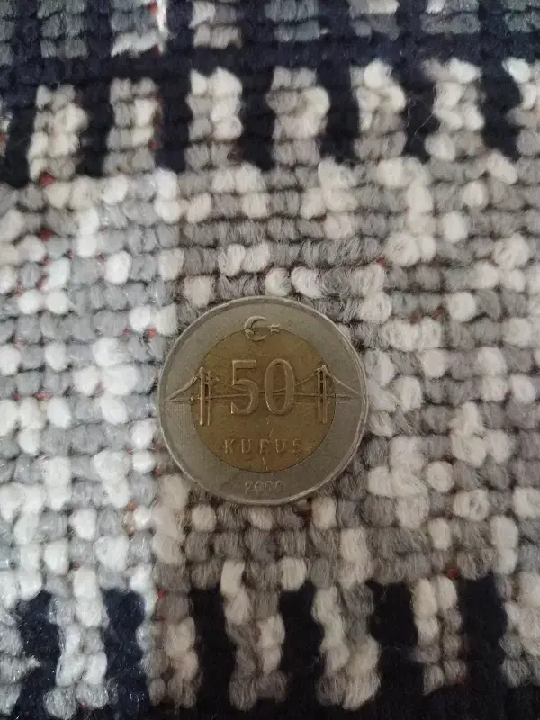 سکه ترکیه 50سنتی|کلکسیون سکه، تمبر، اسکناس|مشهد, شهرک بهارستان|دیوار