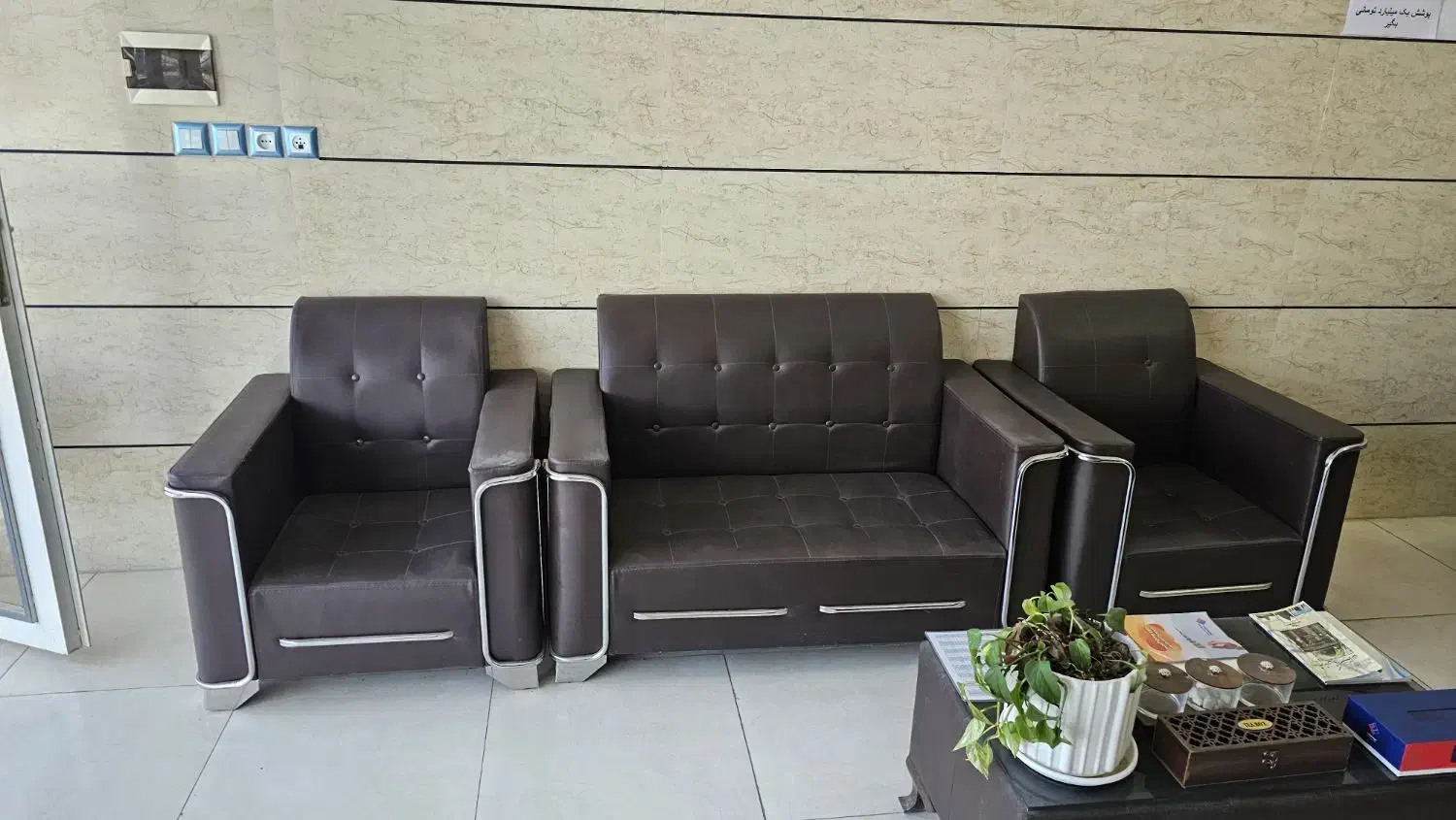 مبلمان ۴ نفره|مبلمان اداری|تاکستان, |دیوار