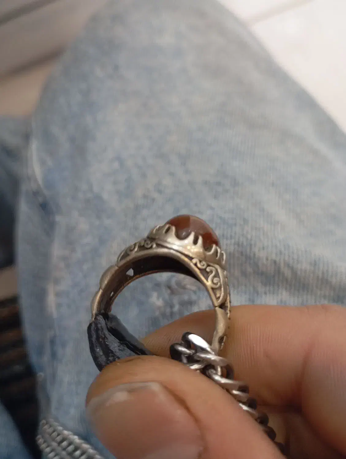 انگشتر نقره ۹۲۵|جواهرات|قم, چهل درخت|دیوار