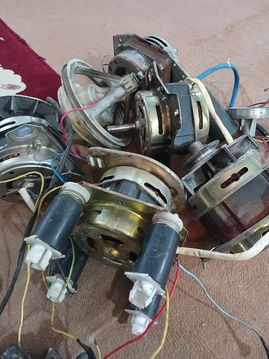 موتور ماشین لباسشویی شویی اصلی سیم مسی|ماشین لباسشویی و خشککن لباس|مسجد سلیمان, |دیوار