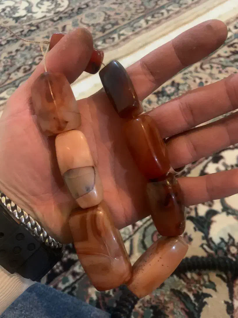 مهره عقیق قدیمی|کلکسیون اشیاء عتیقه|اندیشه, پرنیان|دیوار