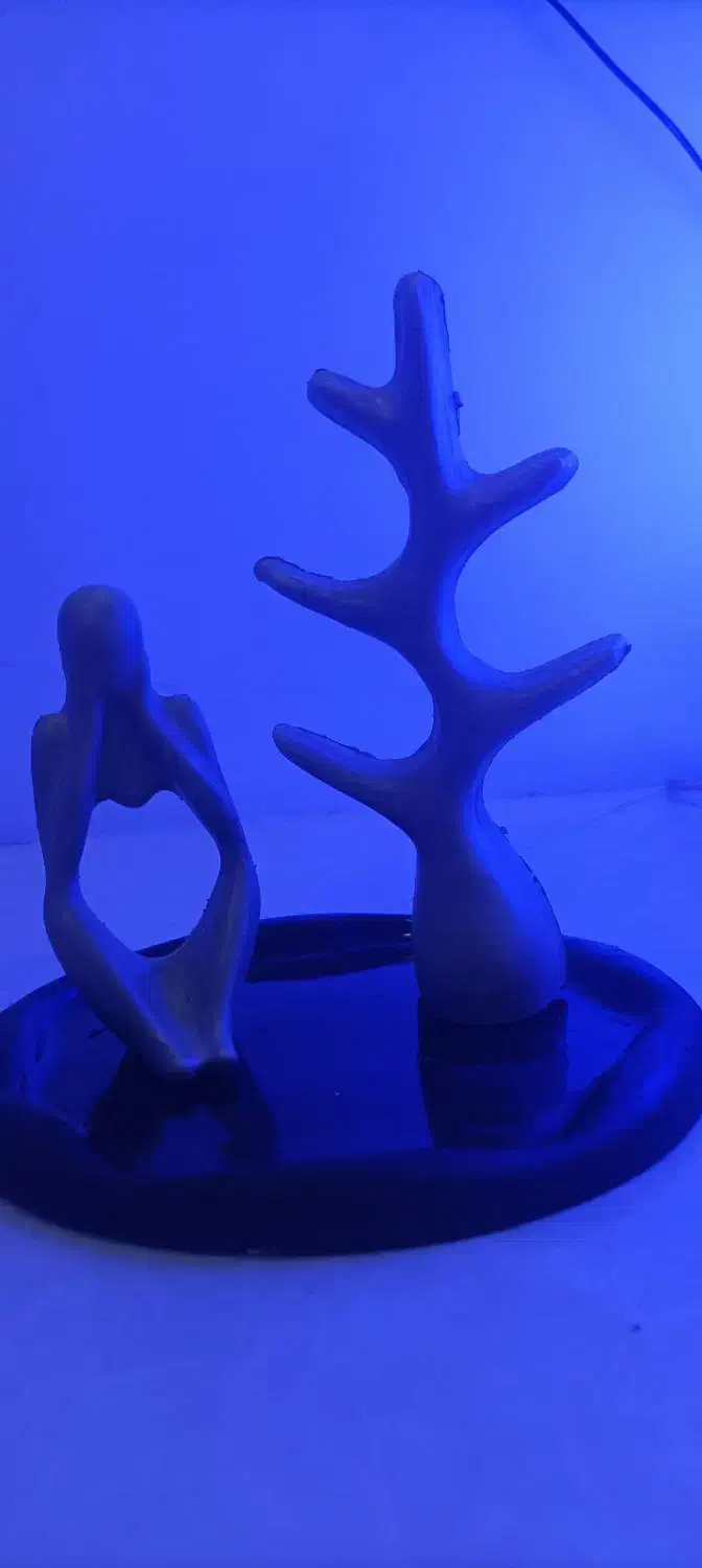 ست متفکر سینی دفرمه و استند شاخه جا جواهری|صنایع دستی و سایر لوازم تزئینی|مشهد, ایثارگران|دیوار