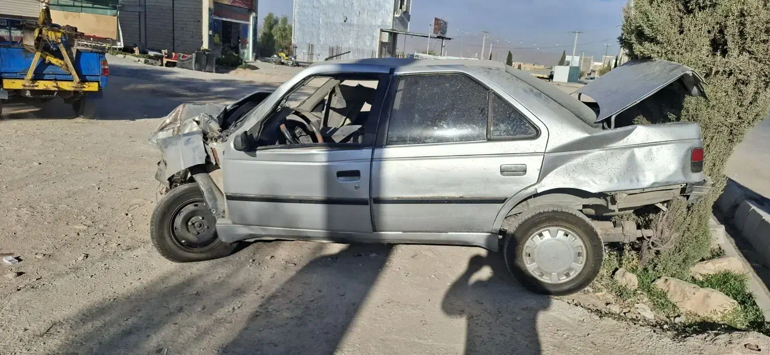 پژو مدل ۸۷ تصادفی فیروزاباد|خودرو سواری و وانت|فیروزآباد (فارس), |دیوار