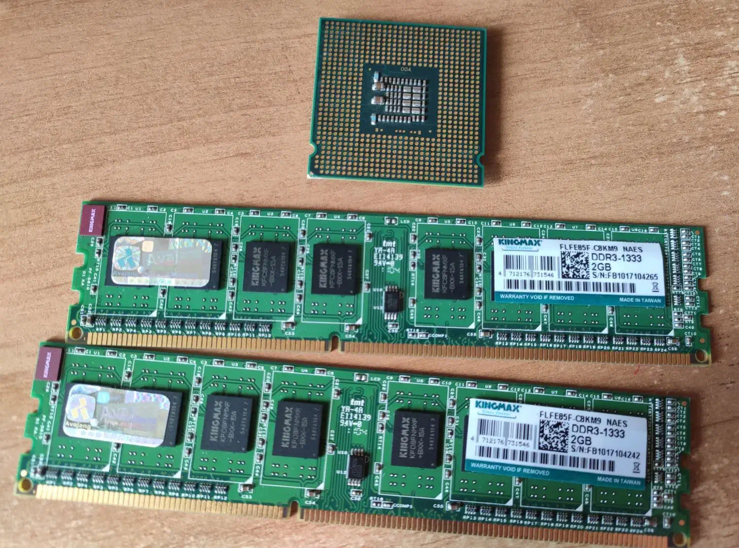 دو رم + یک CPU|قطعات و لوازم جانبی رایانه|سهند, |دیوار