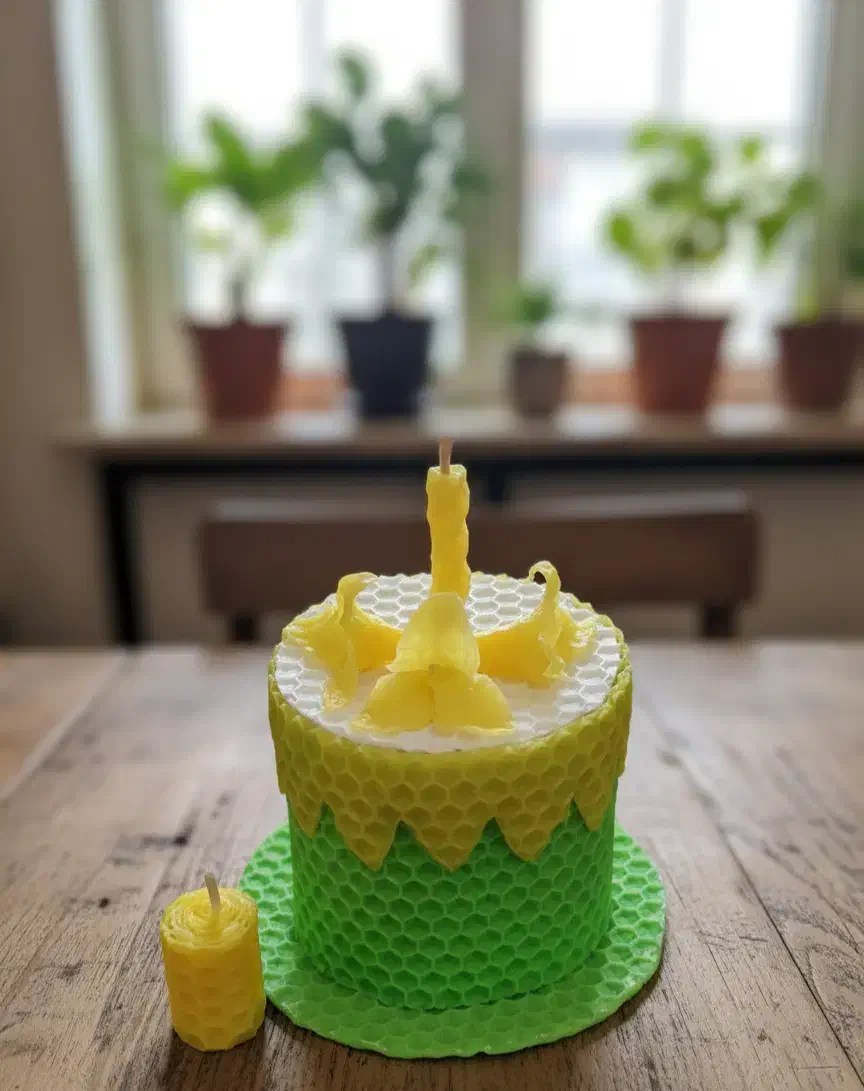 شمع کیکی|صنایع دستی و سایر لوازم تزئینی|رشت, حمیدیان|دیوار