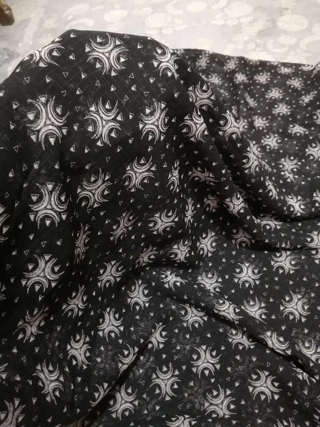 دو قواره پارچه چادر رنگی نبریده|لباس|احمدآبادمستوفی, |دیوار