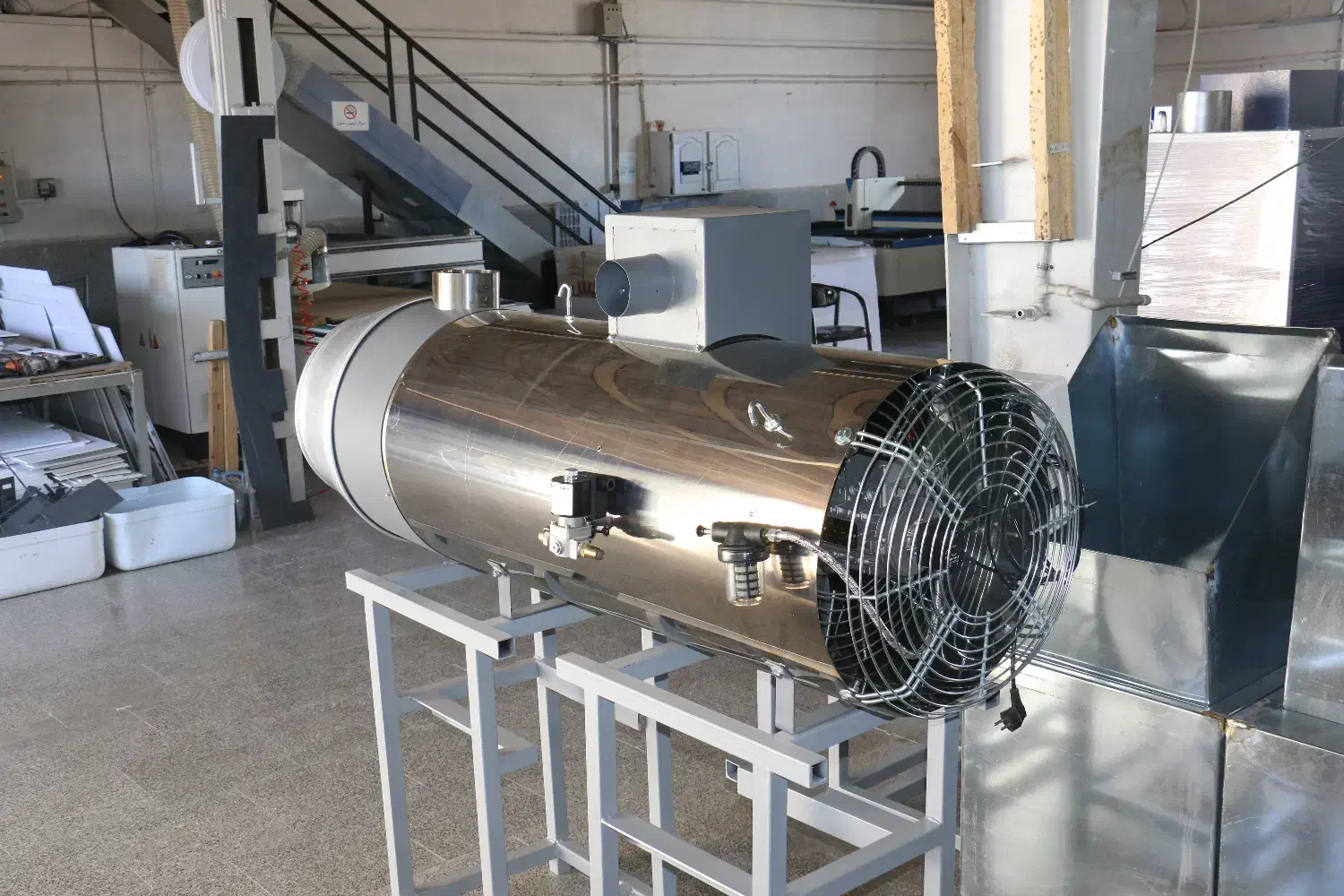 جت هیتر 110 موشکی بخاری دودکش دار گلخانه مرغداری|ماشینآلات صنعتی|تهران, جردن|دیوار