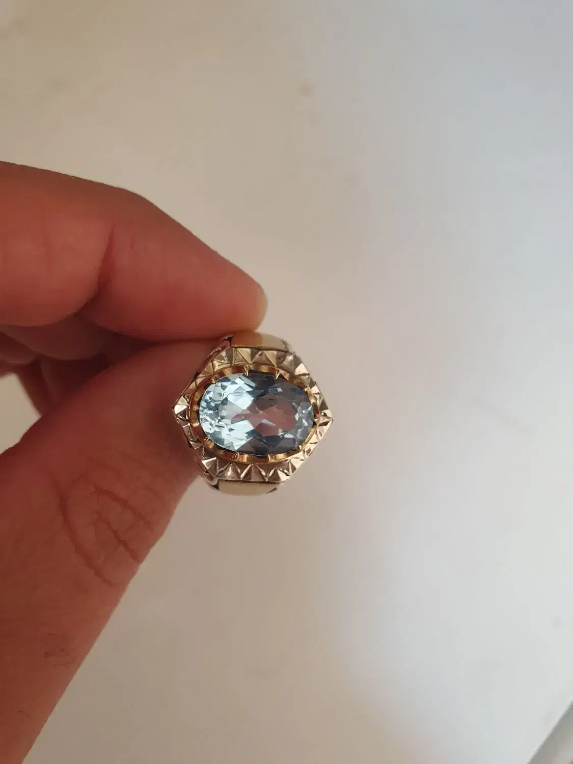 انگشتر توپاز سوئیسی|جواهرات|سمنان, |دیوار