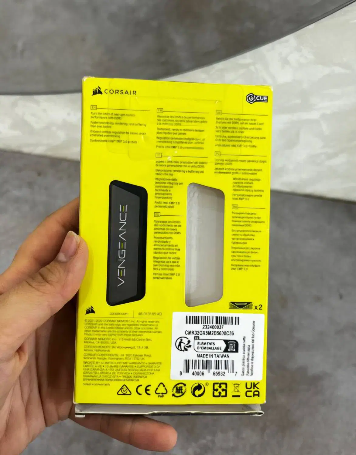 ram ddr5 corsair 16GB 5600mhz|قطعات و لوازم جانبی رایانه|رشت, نیکمرام|دیوار