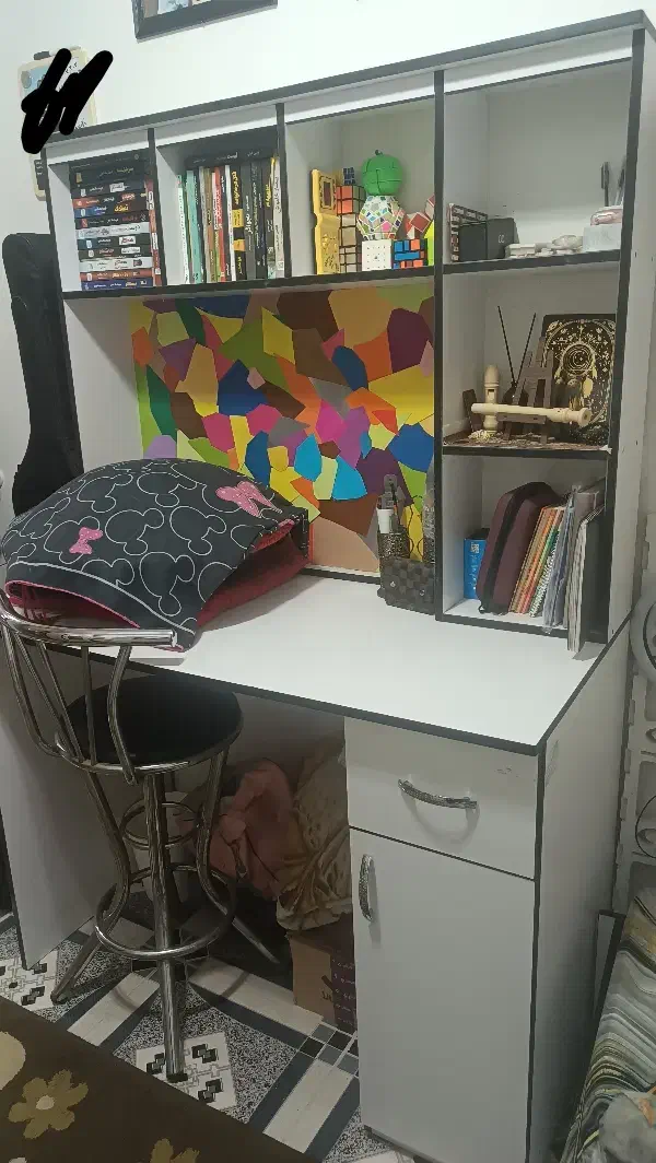 کتابخانه|کتابخانه، شلف، قفسه‌های دیواری|رشت, پیرکلاچای|دیوار