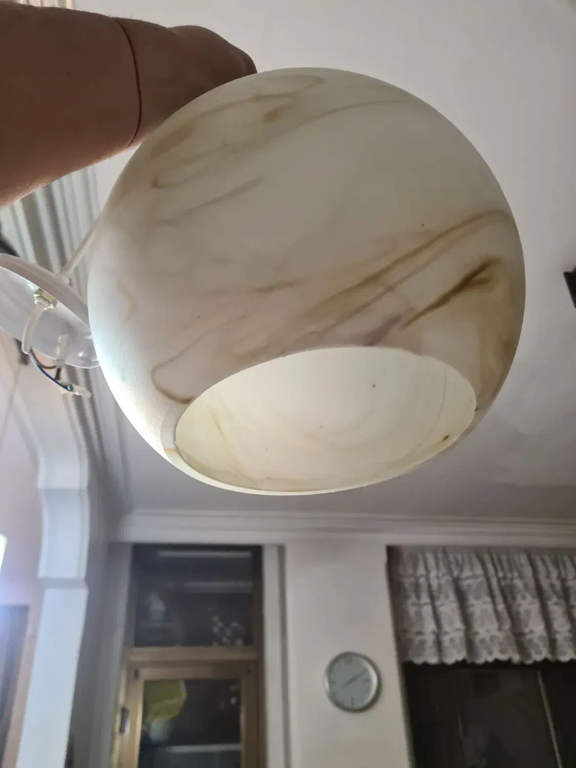 چراغ سقفی حبابی|لوستر و چراغ آویز|اصفهان, فیض|دیوار