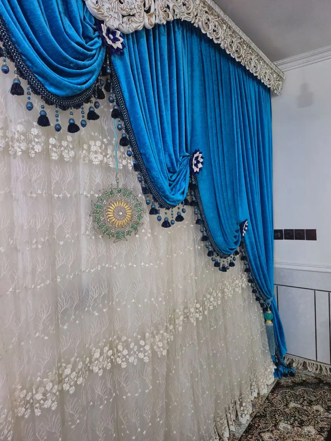 پرده|پرده، رانر، رومیزی|وحدتیه, |دیوار