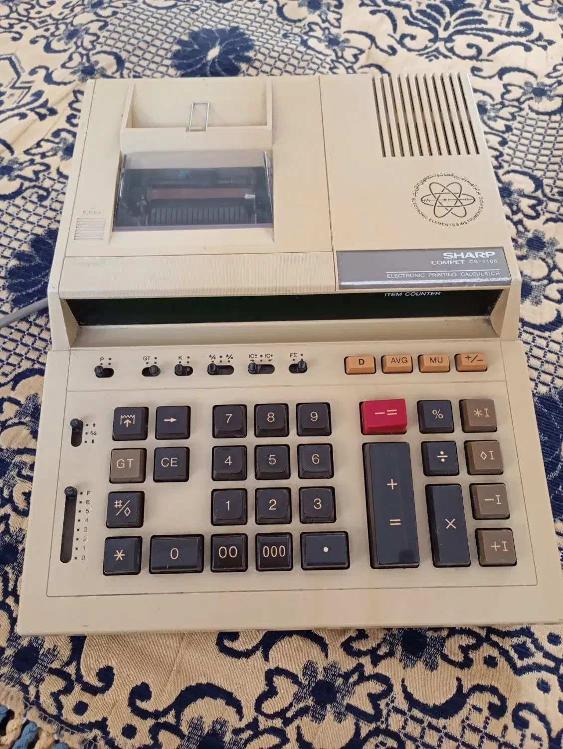 ماشین حساب شارپ sharp|دفتر کار|رباطکریم, رباطکریم|دیوار