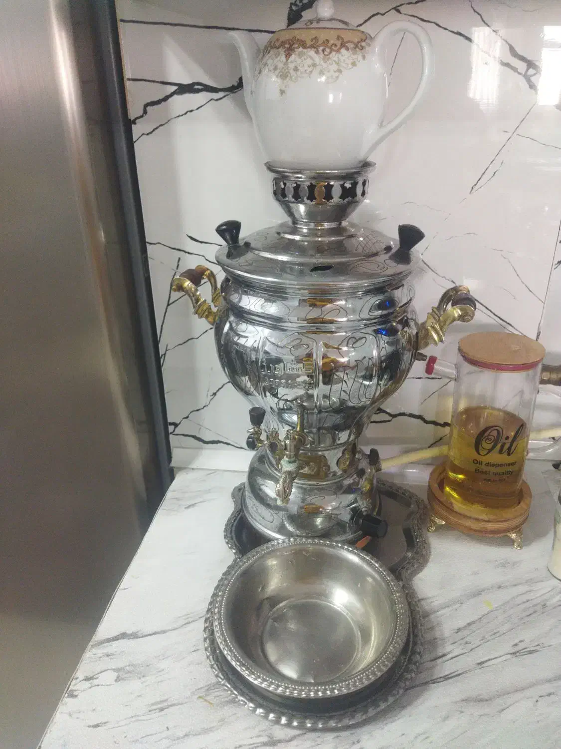 سماور تمیز|سماور، چای‌ساز، قهوه‌ساز|فولادشهر, C8|دیوار