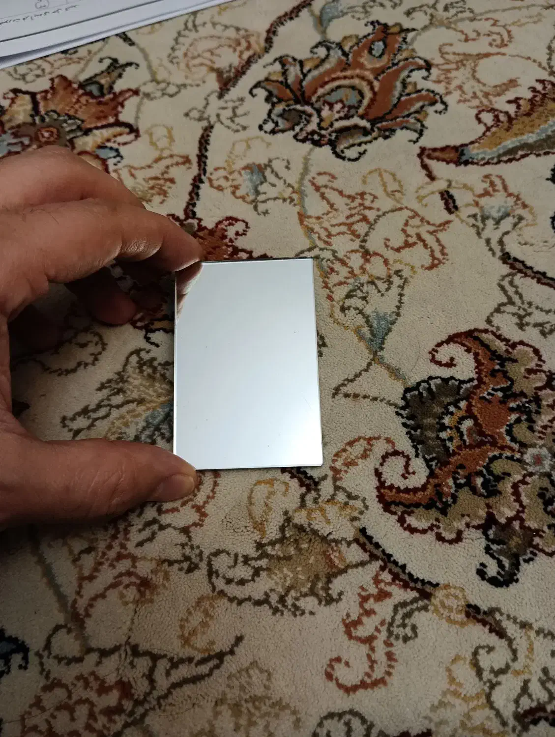 آینه دستی هواپیمایی ملی ایران|کلکسیون اشیاء عتیقه|تهران, ارامنه|دیوار